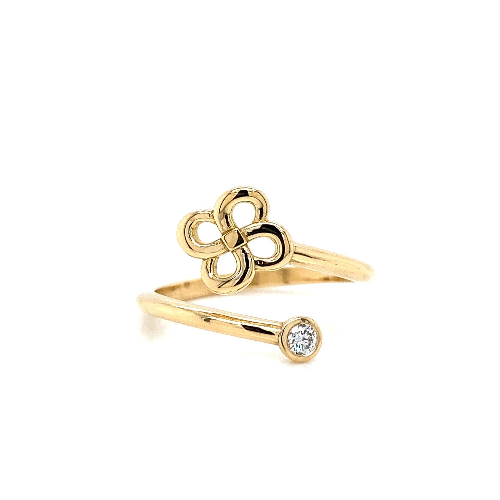Bague Luma Diamant en Or Jaune Toi et Moi
