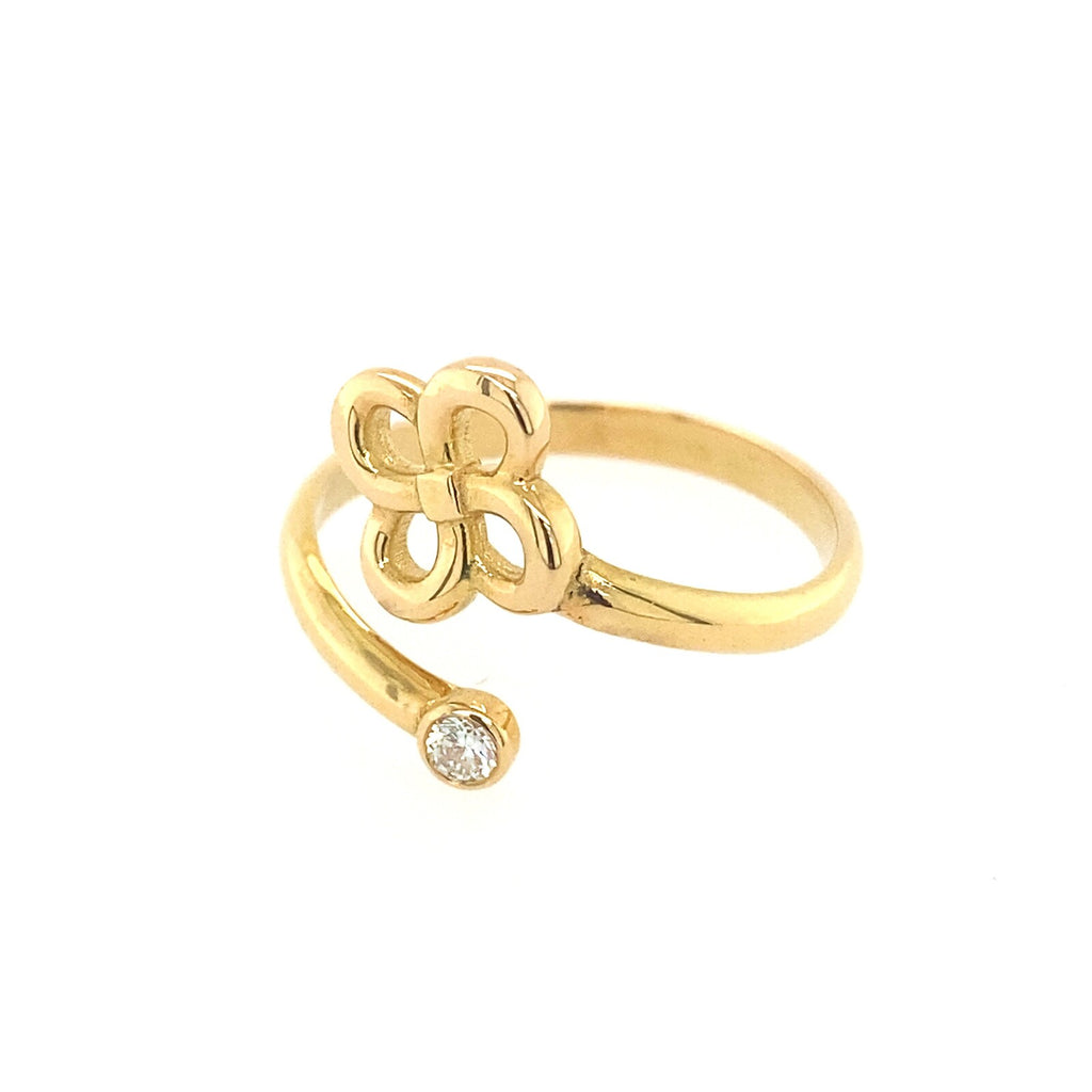 Bague Luma Diamant en Or Jaune Toi et Moi