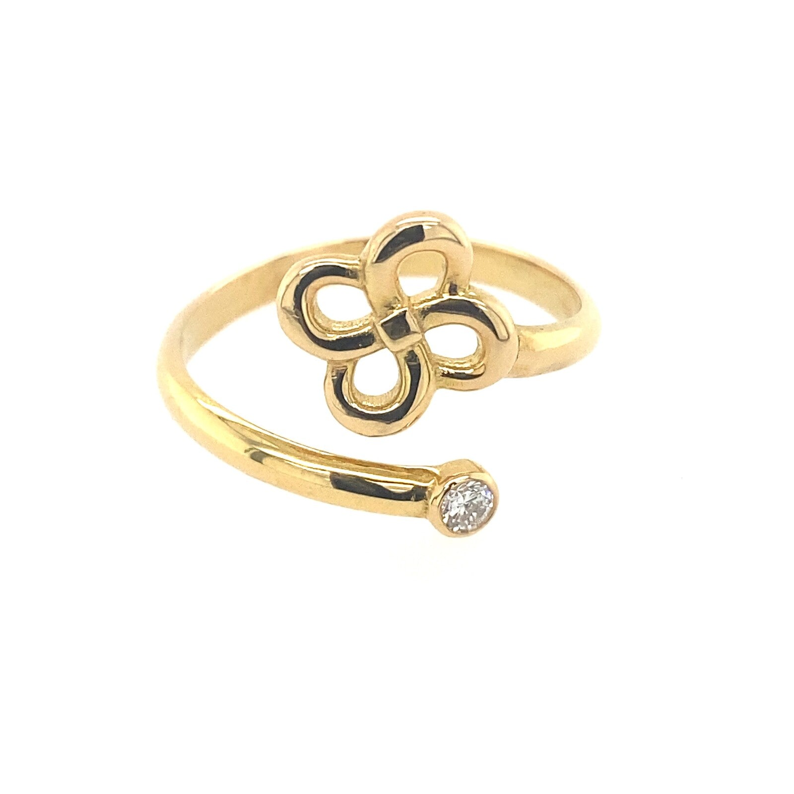 Bague Luma Diamant en Or Jaune Toi et Moi