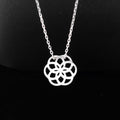 Collier Ilargia Argent Nacre Blanche Stèle de Xabier