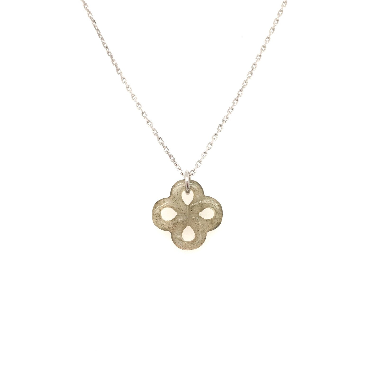Collier Ilargia Argent Labradorite
