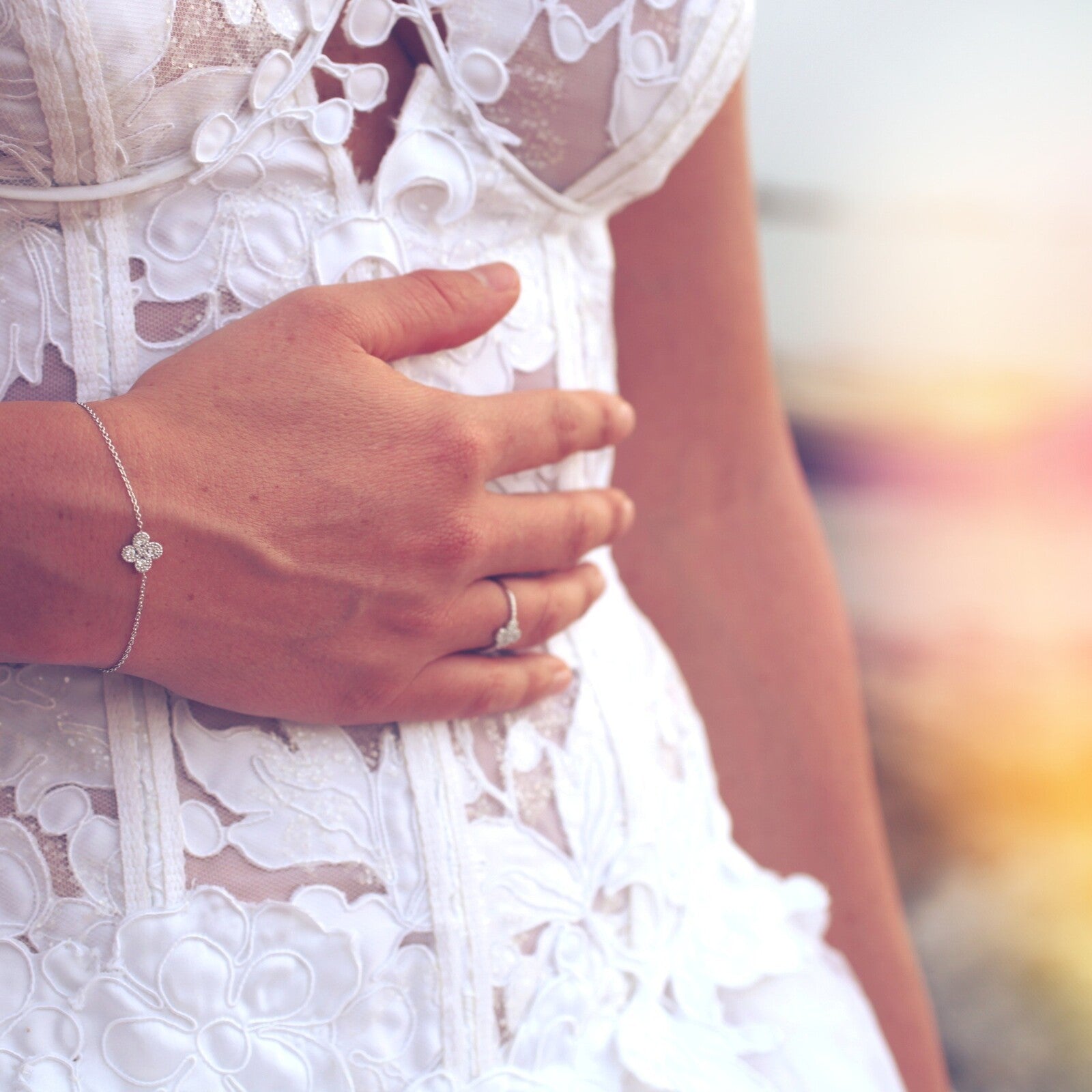 Bracelet Argia Txiki Diamants Or Blanc