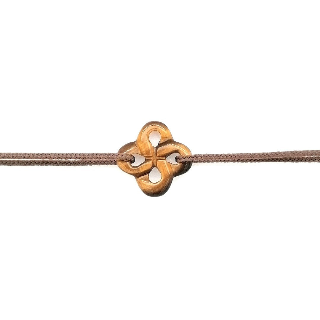 Bracelet Ilargia Oeil de Tigre sur Cordon