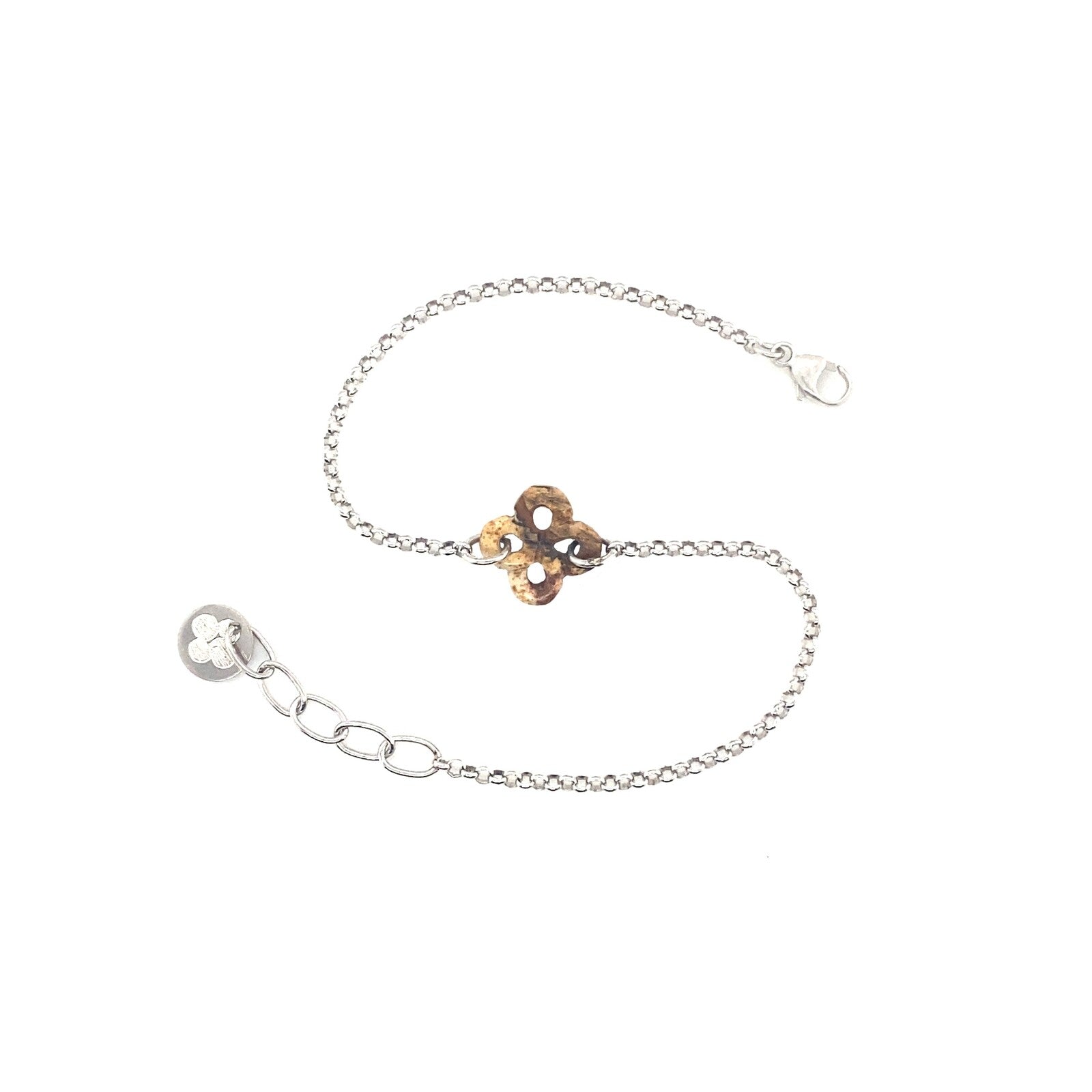 Bracelet Ilargia Argent Lauburu Ttiki Jaspe