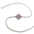 Bracelet Argia Txiki Diamants et Saphirs Roses Or Blanc