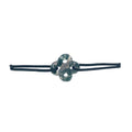 Bracelet Ilargia Homme Lauburu Agate mousse sur Cordon