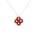 Collier Ilargia Argent Corail