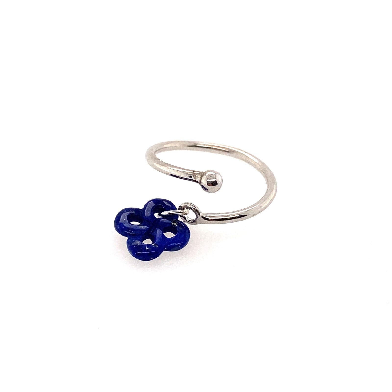 Bague Argent et Lapis Lazuli Réglable