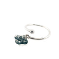 Bague Argent et Agate Mousse Réglable