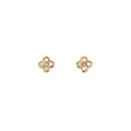 Boucles D'oreilles Alaia Txiki Diamants Or Jaune