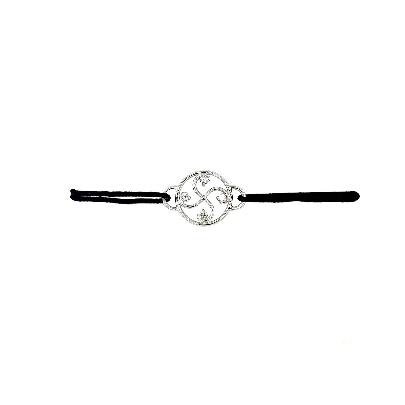Bracelet Nahia Txiki Diamants Or Blanc