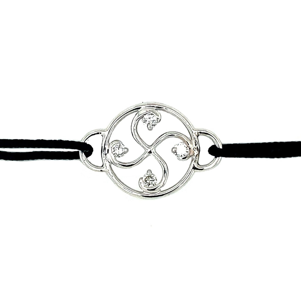 Bracelet Nahia Txiki Diamants Or Blanc