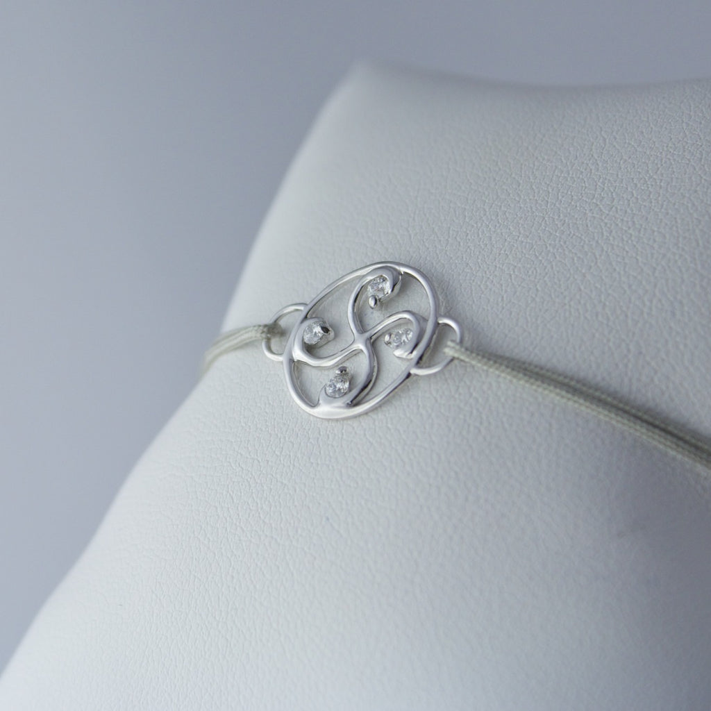 Bracelet Nahia Txiki Diamants Or Blanc