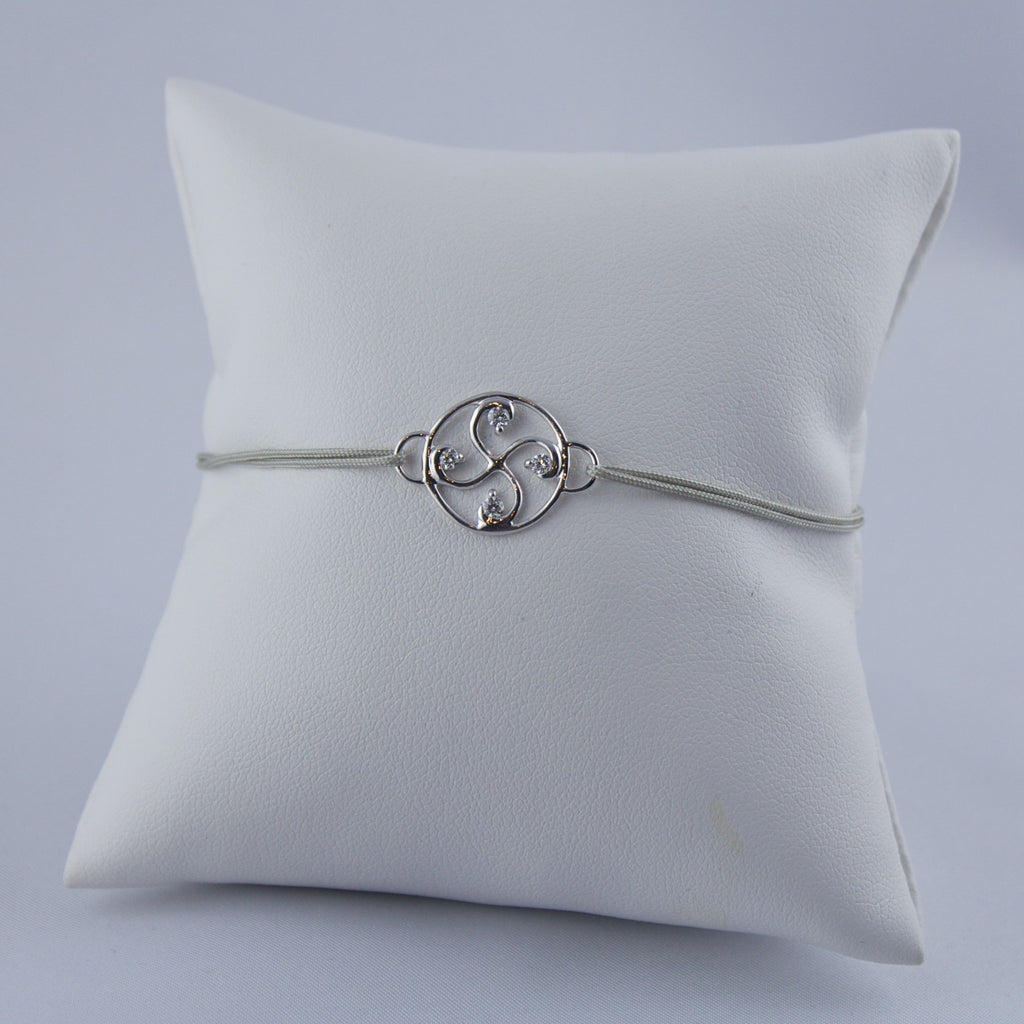 Bracelet Nahia Txiki Diamants Or Blanc