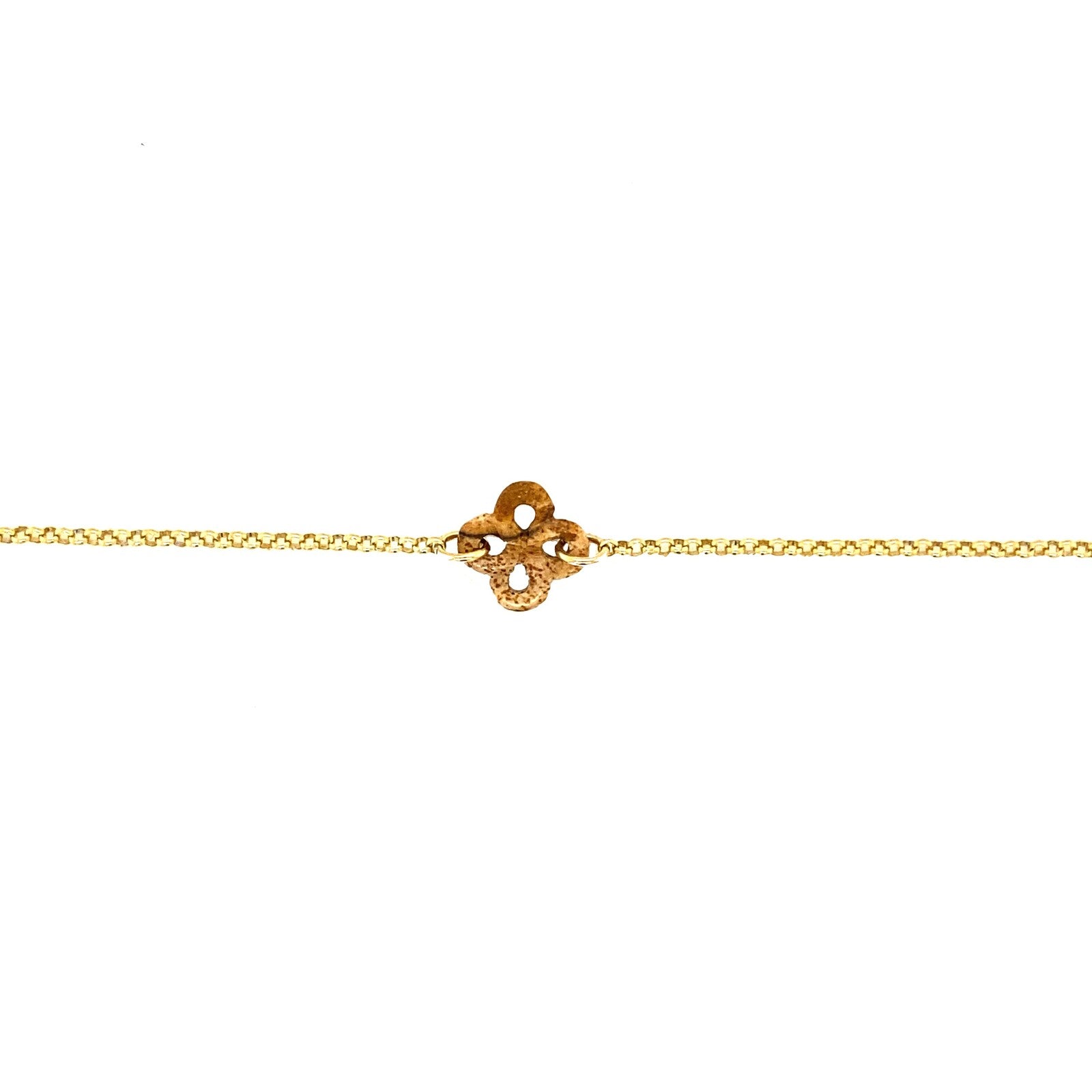 Bracelet Ilargia Argent Plaqué Or Jaune Lauburu Ttiki en Jaspe