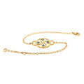 Bracelet Nahia Txiki Saphirs Bleu Or Jaune