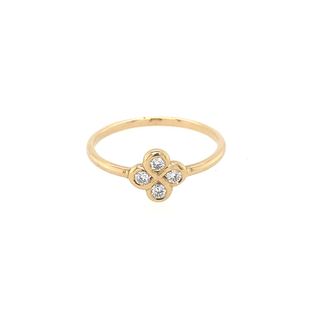 Bague Alaia Or Jaune et Diamants