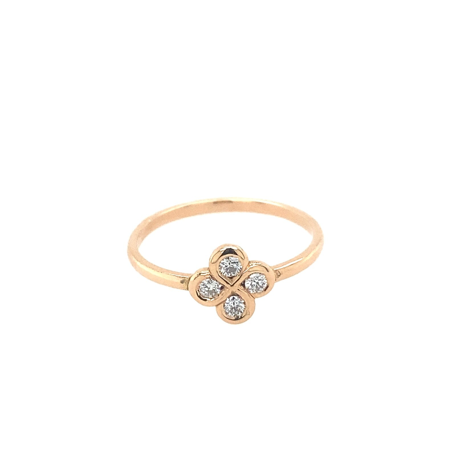 Bague Alaia Or Rose et Diamants