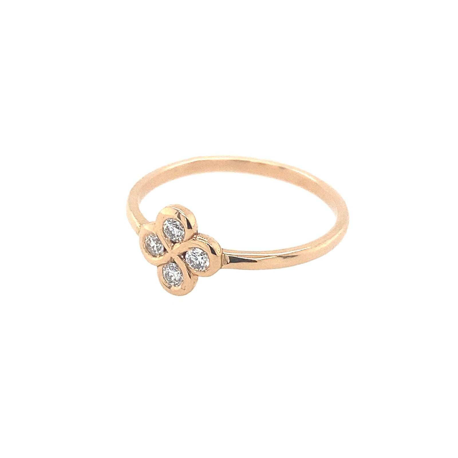 Bague Alaia Or Rose et Diamants