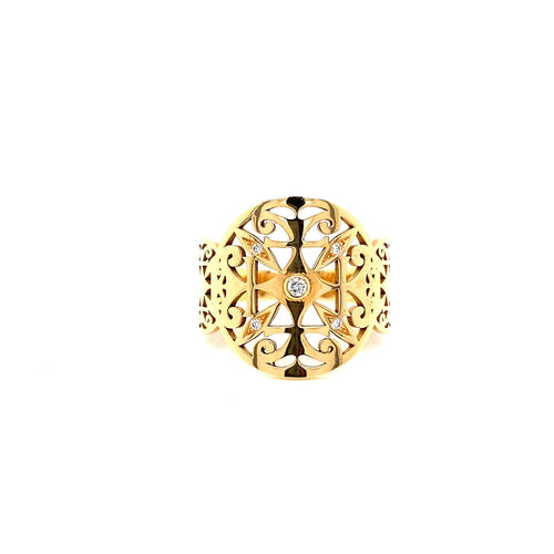 Bague 1644 Diamants et Or Jaune