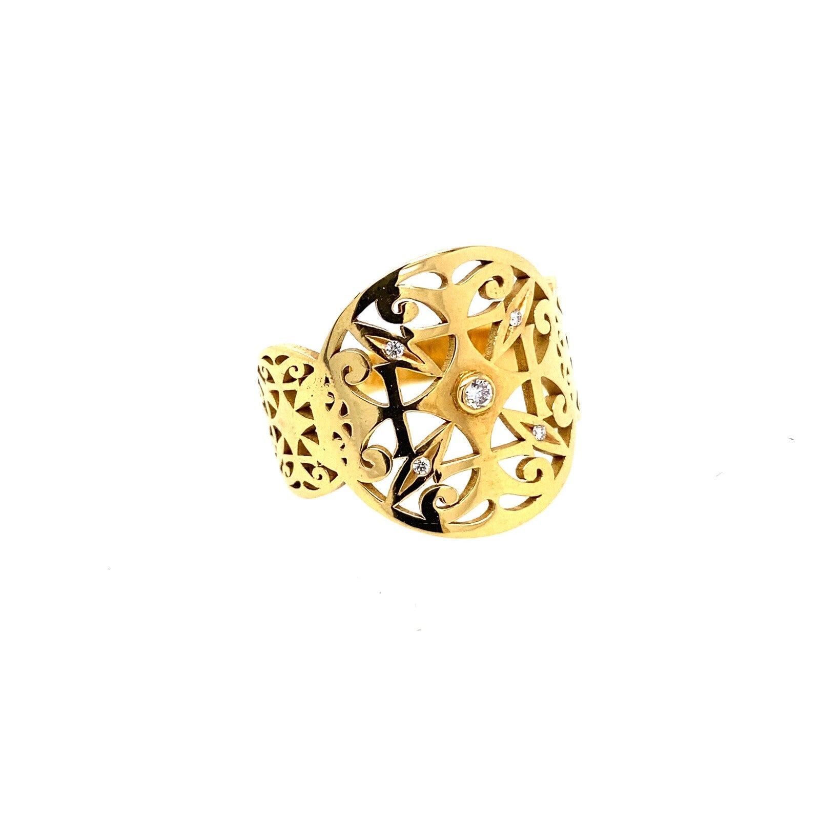Bague 1644 Diamants et Or Jaune