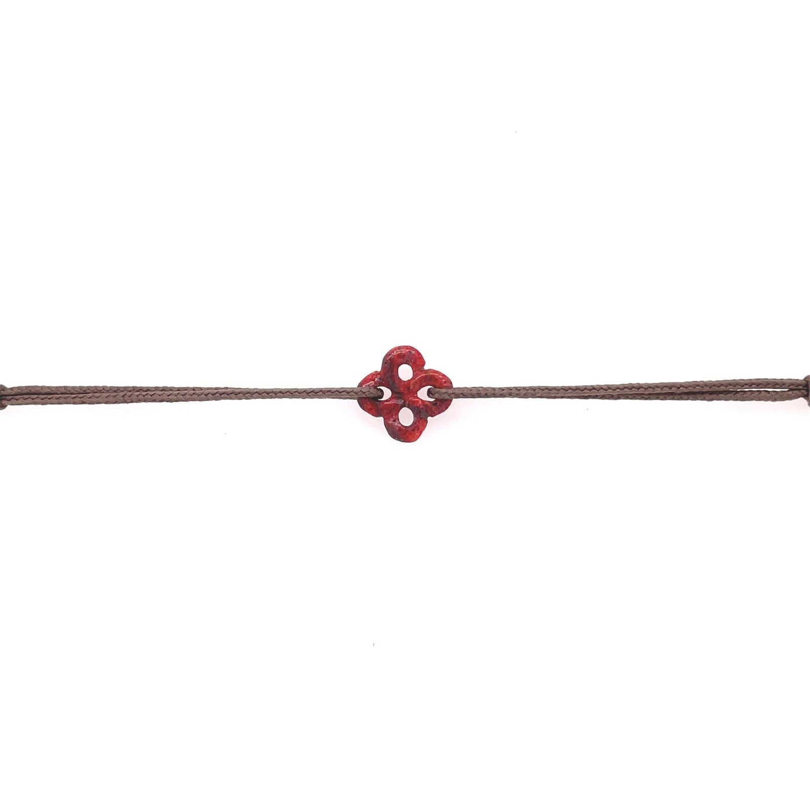 Bracelet Ilargia Ttiki Corail sur Cordon