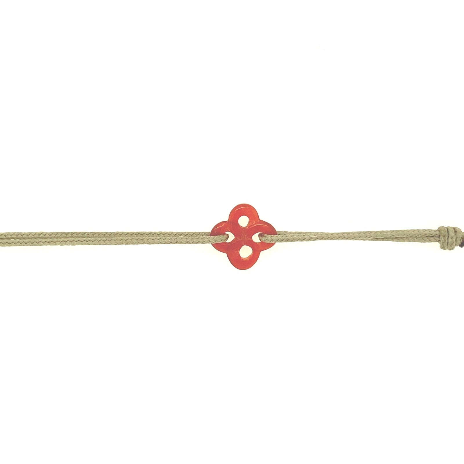 Bracelet Ilargia Ttiki Cornaline sur Cordon
