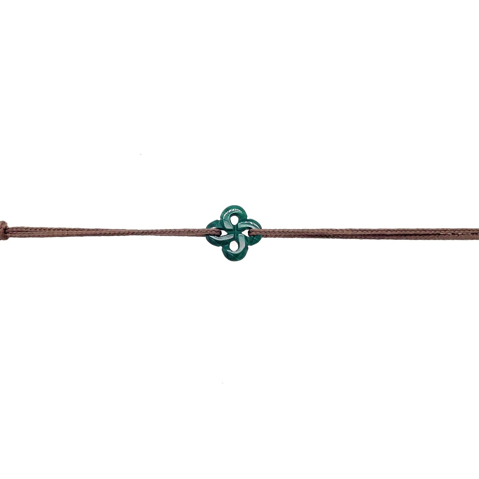 Bracelet Ilargia Ttiki Malachite sur Cordon