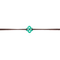 Bracelet Ilargia Ttiki Agate verte sur Cordon