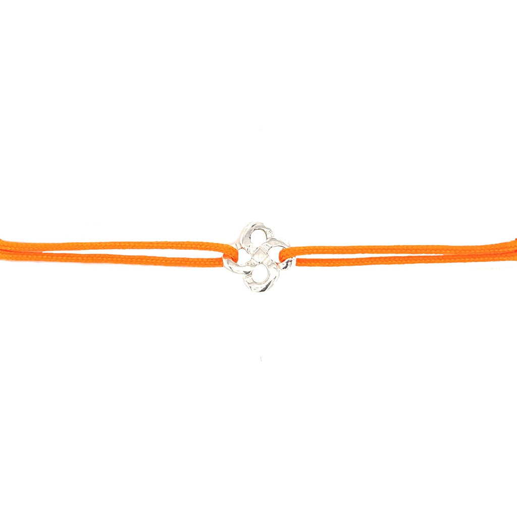 Bracelet Cordon Zilarra Ttiki Lauburu Argent