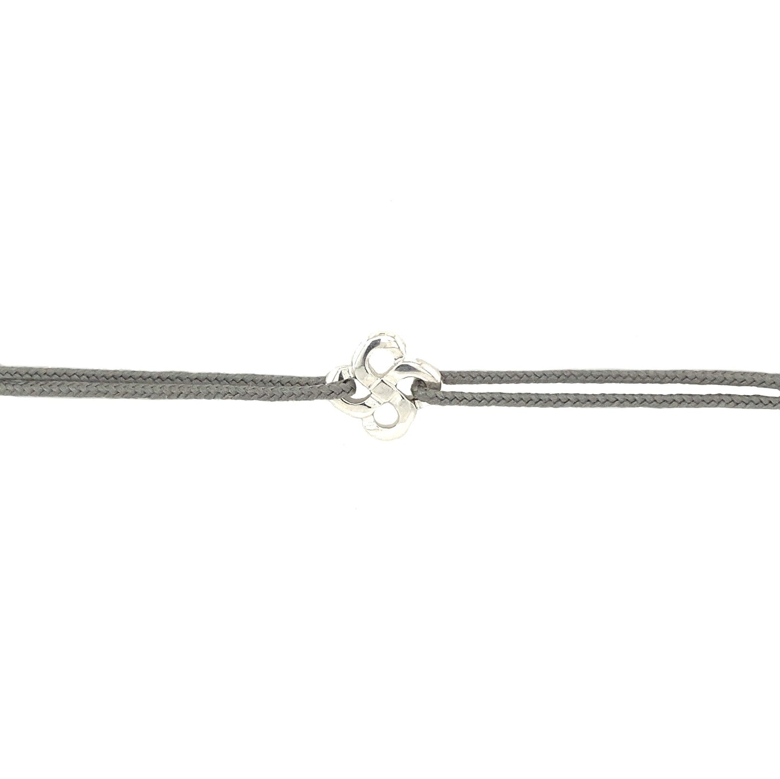 Bracelet Cordon Zilarra Ttiki Lauburu Argent
