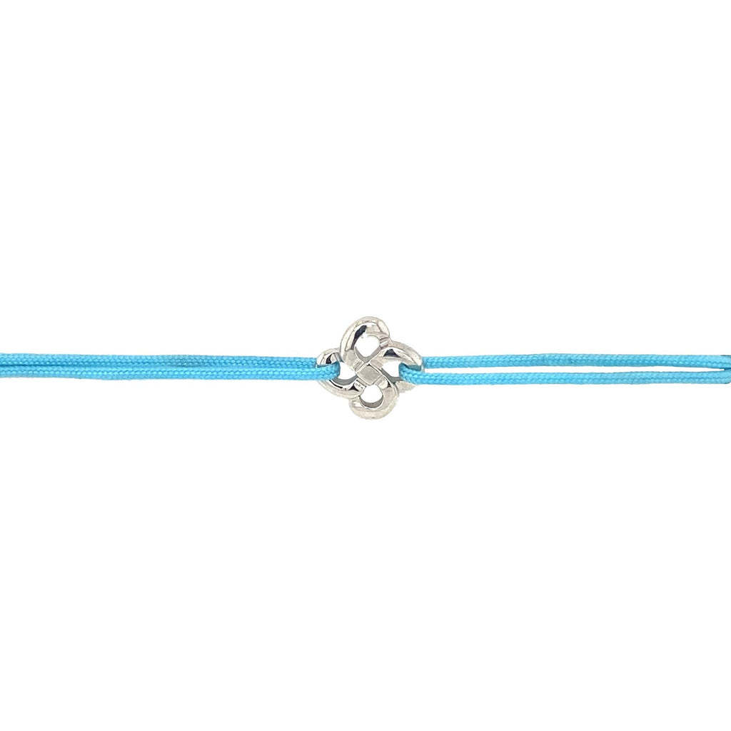 Bracelet Cordon Zilarra Ttiki Lauburu Argent