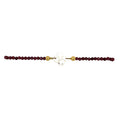Bracelet Ilargia Grenat et Nacre Blanche
