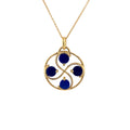 Pendentif Nahia Lapis Lazuli Or Jaune