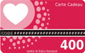 Carte cadeau 400