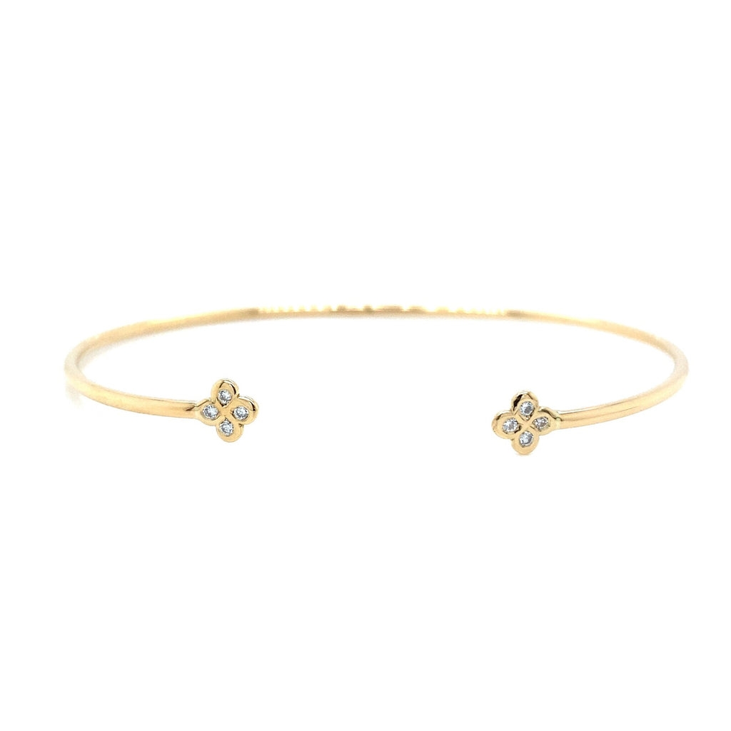 Bracelet Jonc Alaia Ttiki Diamant et Or Jaune