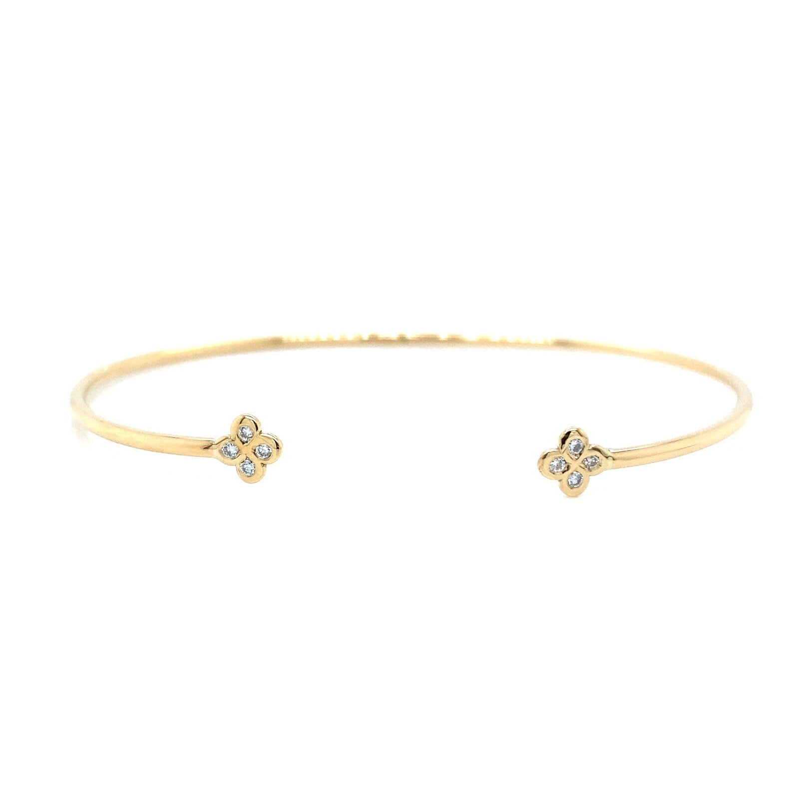 Bracelet Jonc Alaia Ttiki Diamant et Or Jaune