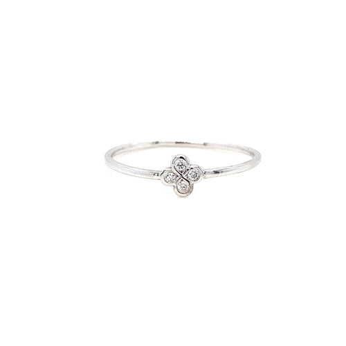 Bague Alaia Txiki Diamant sans cercle Or Blanc