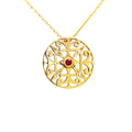 Collier 1644 Diamant et Rubis Or Jaune