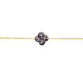 Bracelet Ilargia Nacre Grise Or jaune