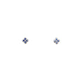 Boucles d'oreilles Alaia Txiki Saphir Or Blanc