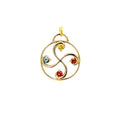 Pendentif Nahia Saphir Or Jaune