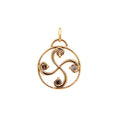 Pendentif Nahia Diamants Champagne Or Rose