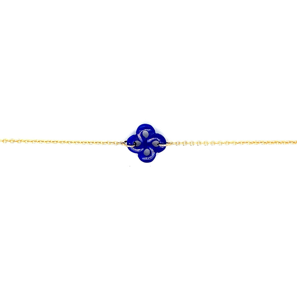 Bracelet Goxokia Lapis Lazuli Or jaune