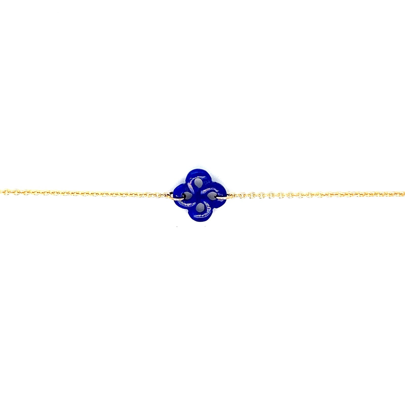 Bracelet Goxokia Lapis Lazuli Or jaune