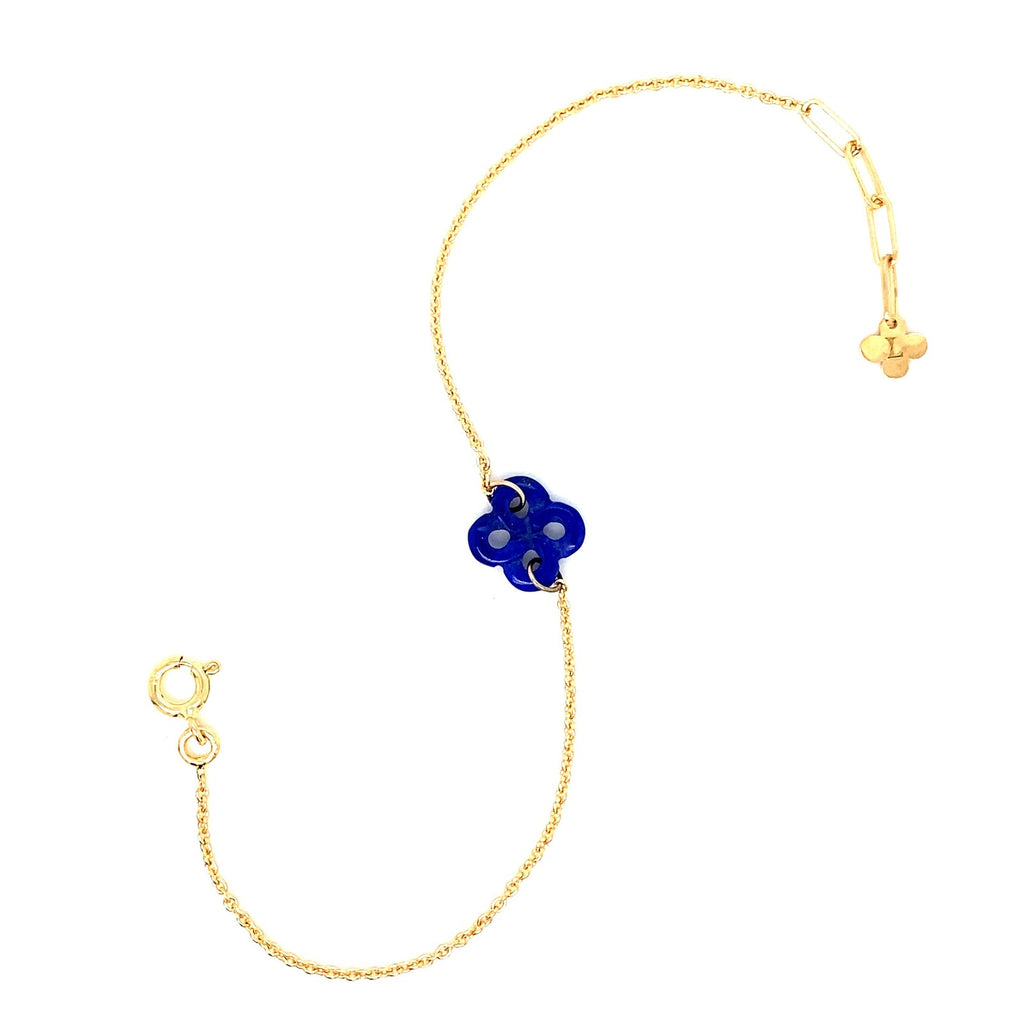 Bracelet Goxokia Lapis Lazuli Or jaune