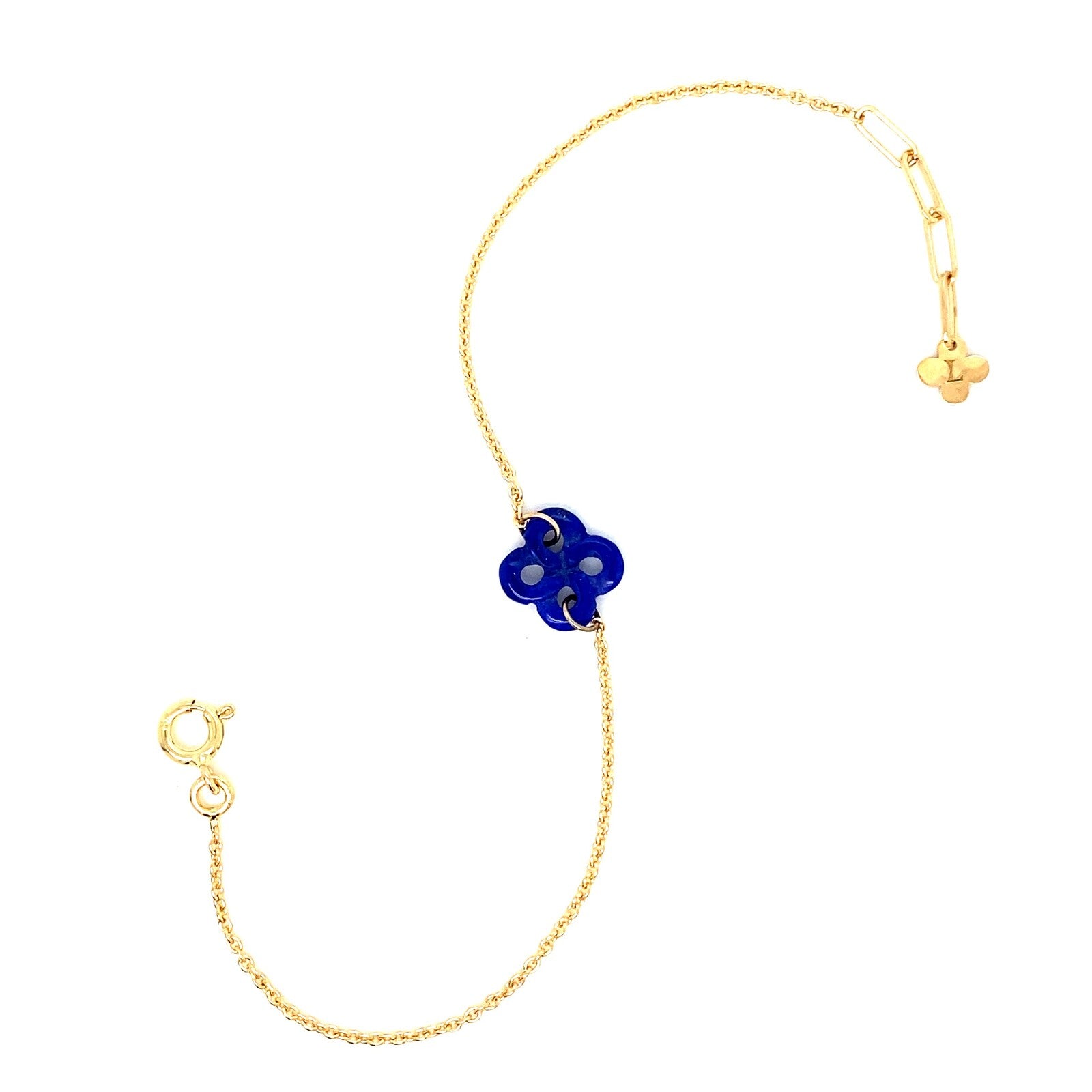 Bracelet Goxokia Lapis Lazuli Or jaune