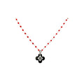 Collier Lore Argent Laque Rouge