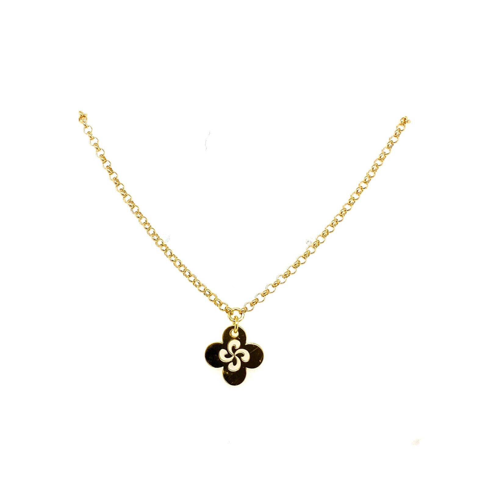 Collier Lore Argent Plaqué Or Jaune