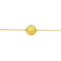 Bracelet Stèle De Lacarre Argent Plaqué Or Jaune